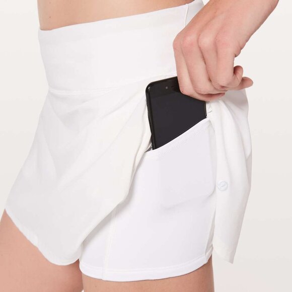 Lululemon | Play Off the Pleats Skirt in White - Picture 1 of 14
